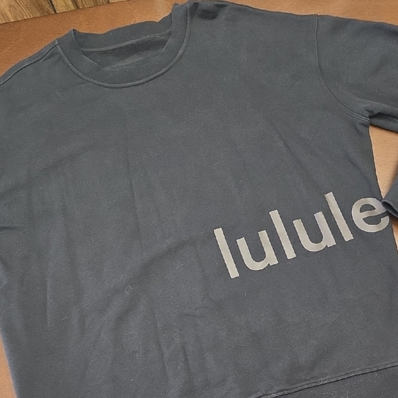lululemon athletica Other - LULULEMON athletica Women's Black Crewneck Sweatshirt Sz XL / 10 / 12 Oversized
